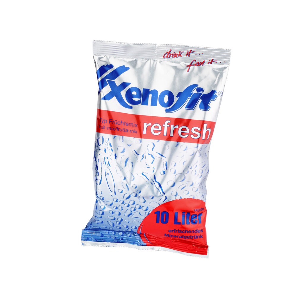 Verpackung von Xenofit_refresh Getränkepulver