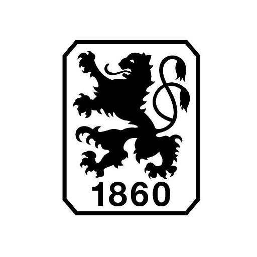 Logo von 1860 in blauen und weißen Farben