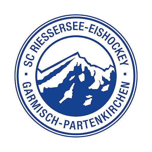Logo des SC Riessersee auf einem weißen Hintergrund