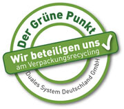 Grüner Punkt Umweltzertifikat