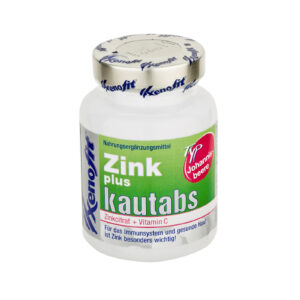 Flasche mit Zink plus Kautabs