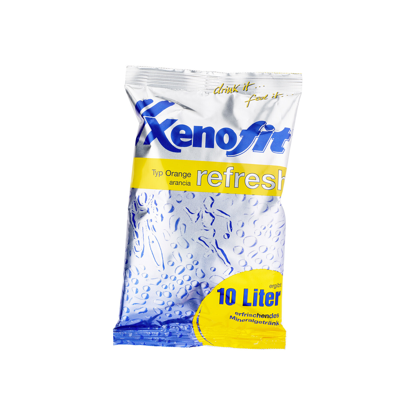 Verpackung von Xenofit Getrรคnkepulver