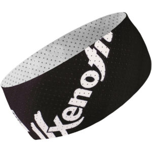 Schwarzes Sport Stirnband mit Logo